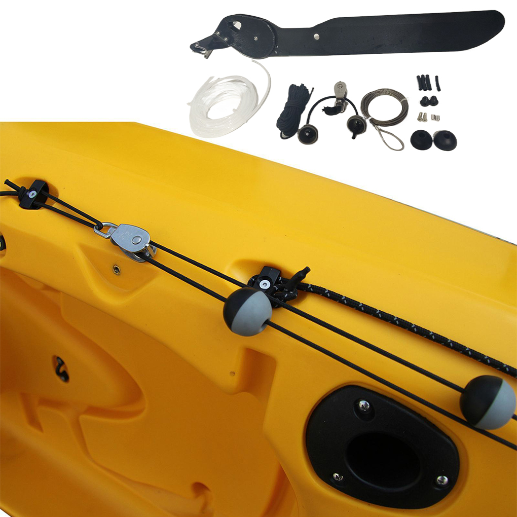 Kayak Rudder Kit Foot Control System - Système de direction de gouvernail de