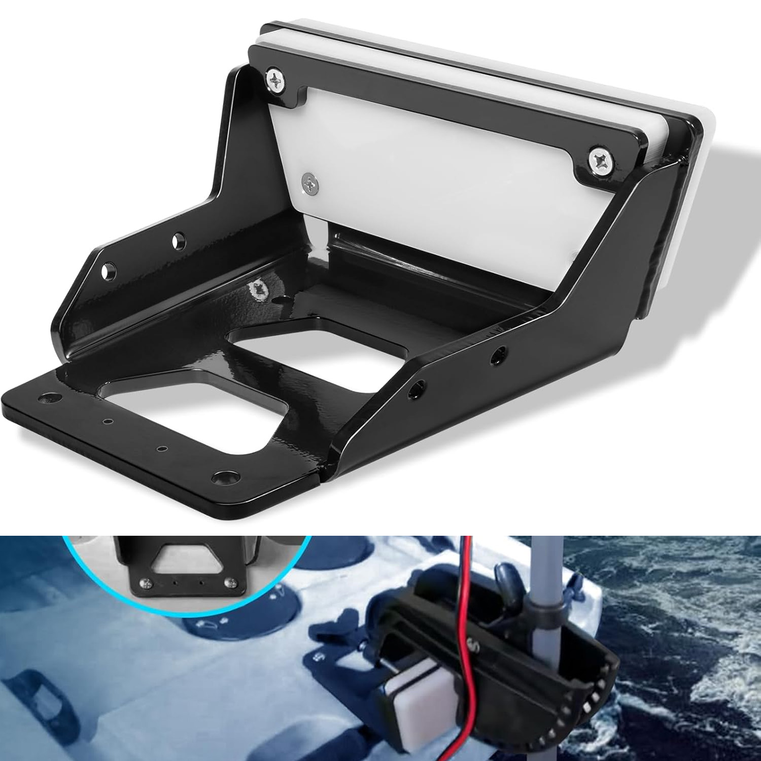 Electric Trolling Motor Kayak Mount - Support de moteur de tableau de