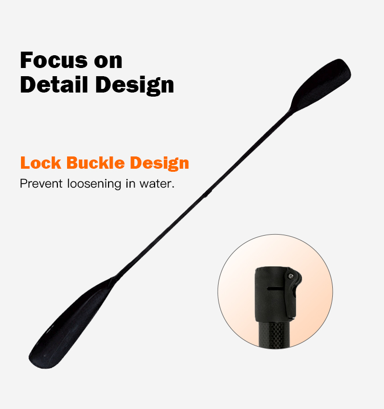 Kayak Paddle Carbon Fiber 2 Piece - Pagaie de kayak réglable en fibre