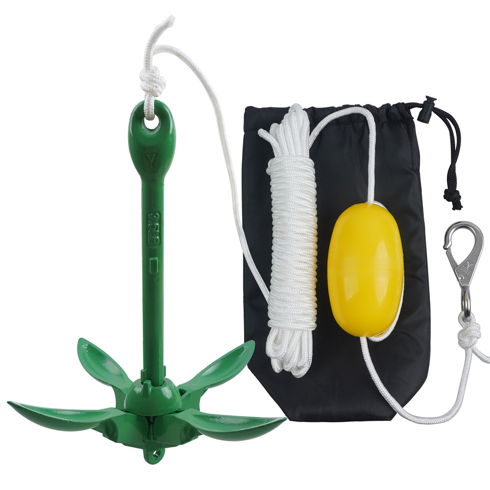 Kayak Anchor Kit Folding 1.5Kg - Injecteur pliable pour kayak et jet