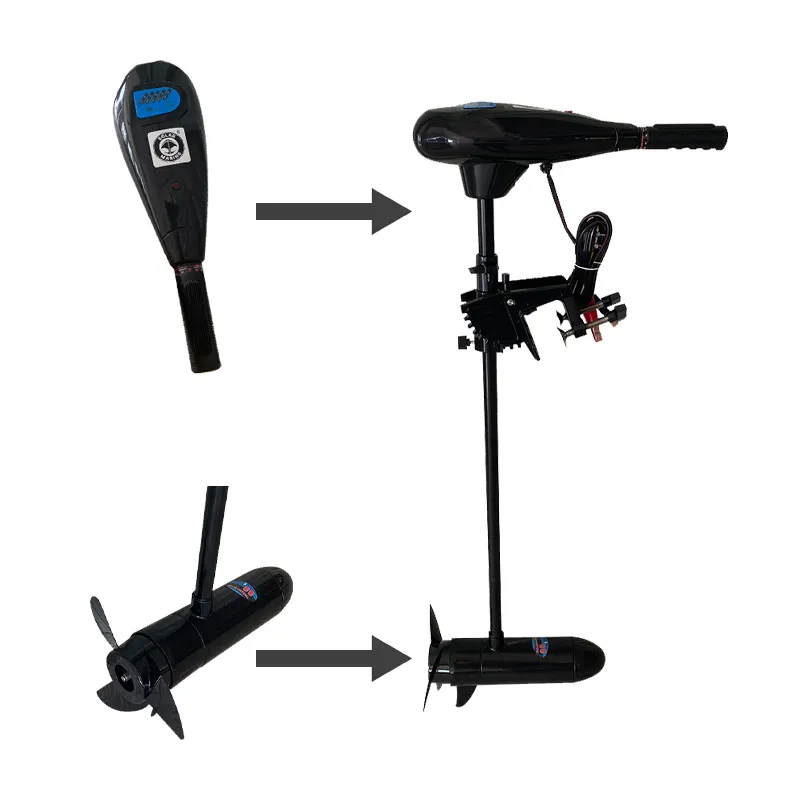 Electric Trolling Motor Kayak Mount - Kayak gonflable en PVC, moteur électrique