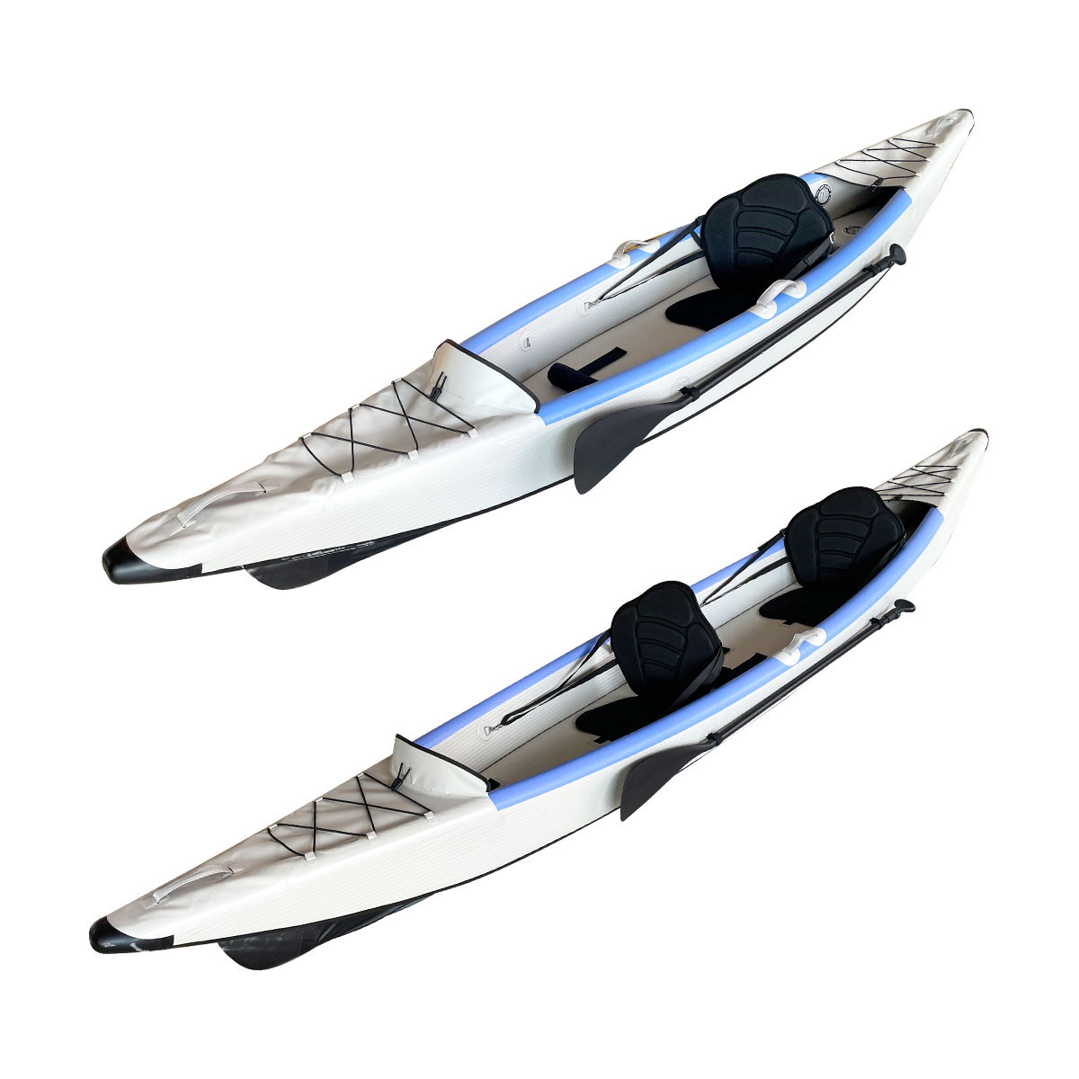 Inflatable Kayak 2 Person Drop Stitch - Kayak gonflable de pêche pliable 2
