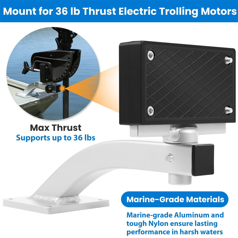 Electric Trolling Motor Kayak Mount - Support de moteur électrique marin réglable