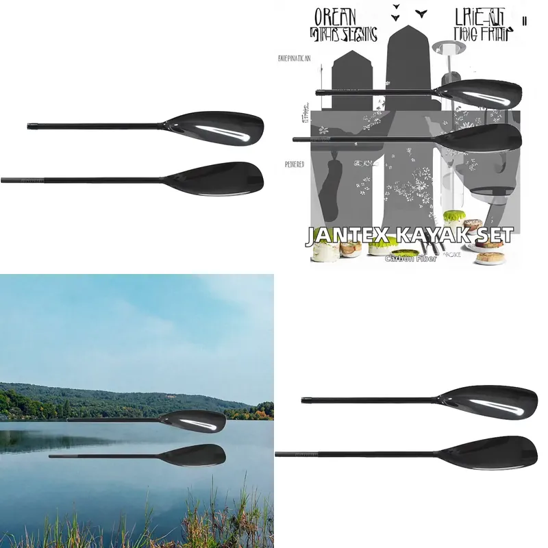 Kayak Paddle Carbon Fiber 2 Piece - Pagaie de kayak en fibre de