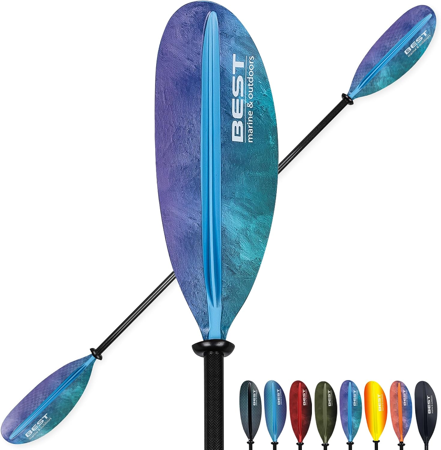 Kayak Paddle Carbon Fiber 2 Piece - Pagaie de kayak en fibre de