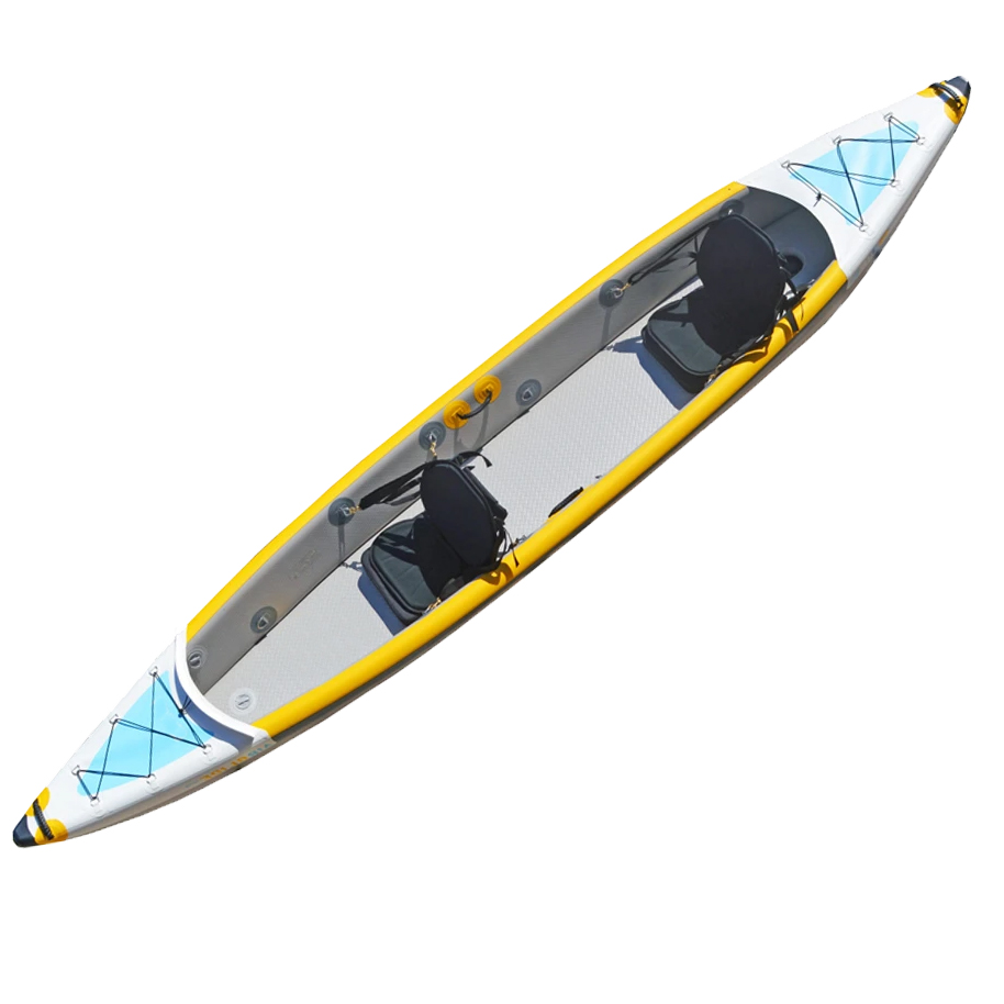 Inflatable Kayak 2 Person Drop Stitch - Canoë-kayak gonflable double de 485x80cm de