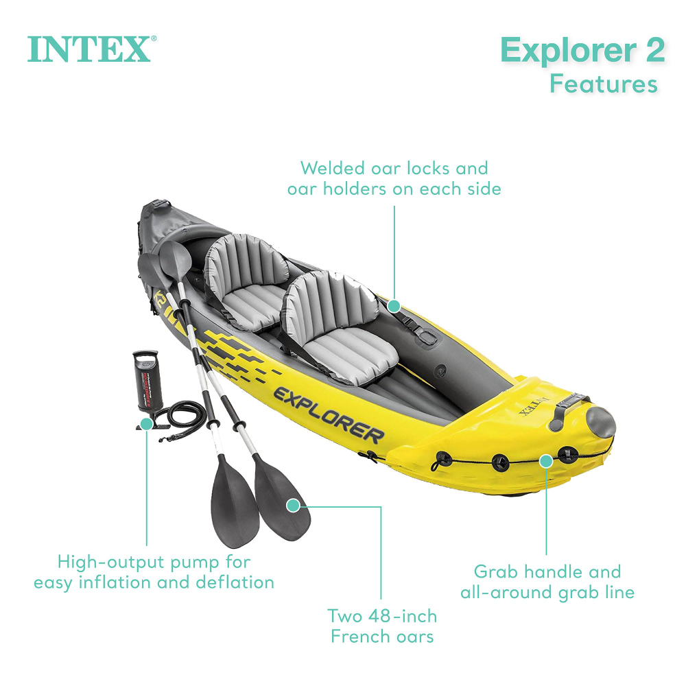 Double kayak gonflable épais e - Inflatable Kayak 2 Person Drop Stitch avis et prix