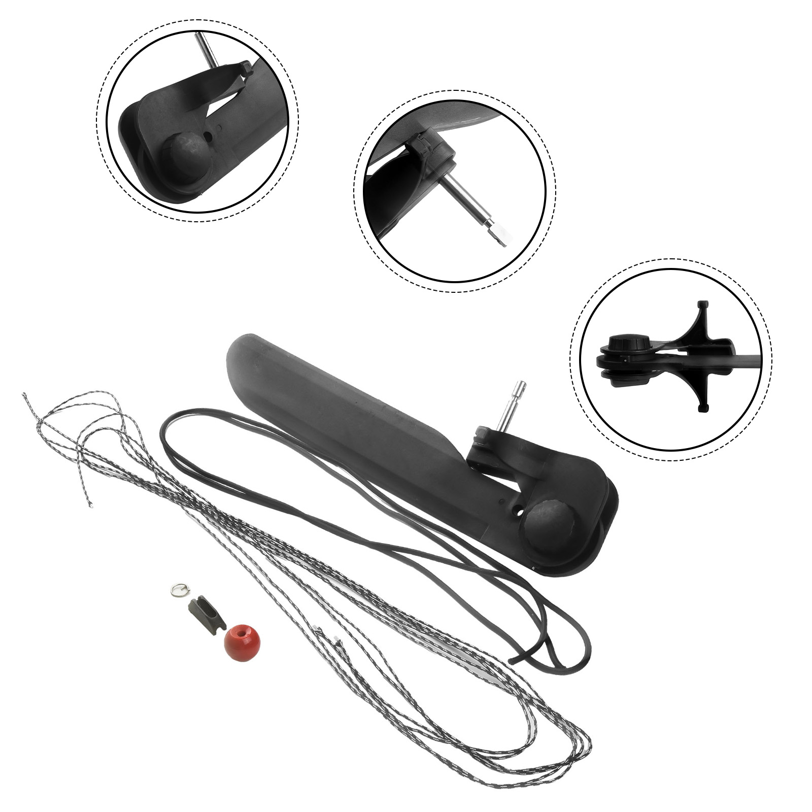 Queue de bateau pour kayak, ac - Kayak Rudder Kit Foot Control System avis et prix