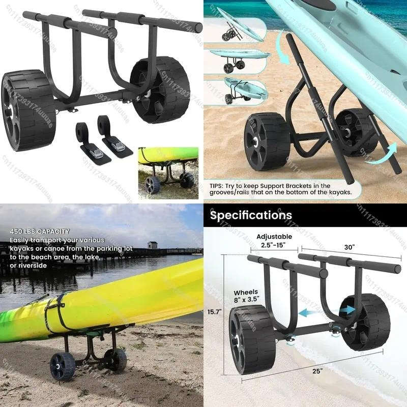 Chariot de transport robuste p - Kayak Cart Trolley Carrier Dolly avis et prix
