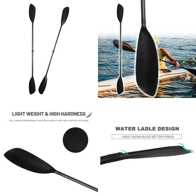Pagaie de kayak pliable en fib - Kayak Paddle Carbon Fiber 2 Piece avis et prix