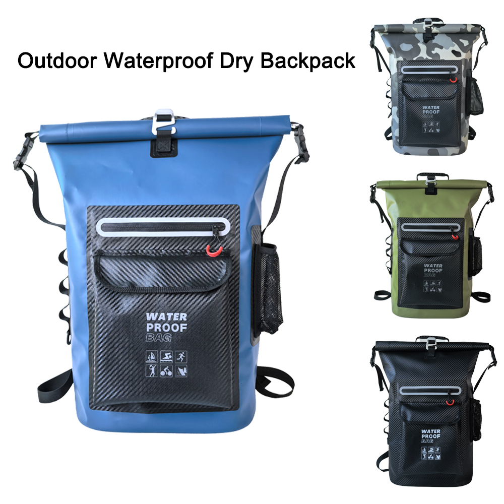 Sac étanche pliable 30L en PVC - Dry Bag Backpack 30L Waterproof avis et prix