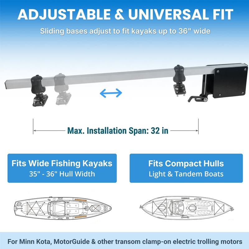 Support de fixation réglable p - Electric Trolling Motor Kayak Mount avis et prix