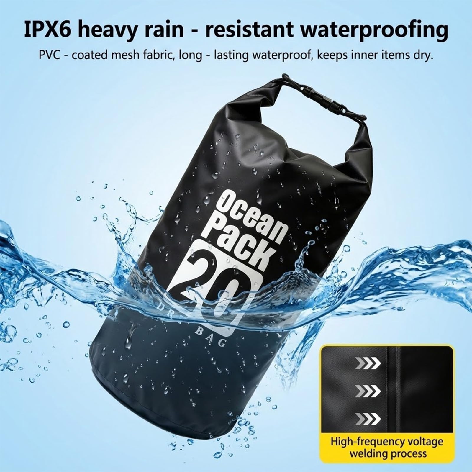 Sac étanche pour la natation,  - Dry Bag Backpack 30L Waterproof avis et prix
