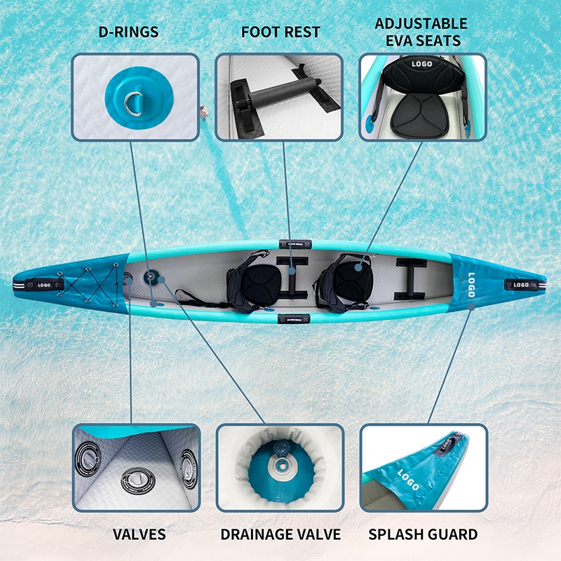 Kayak gonflable Drop Stitch, c - Inflatable Kayak 2 Person Drop Stitch avis et prix