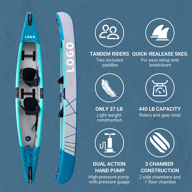 Kayak gonflable Drop Stitch, c - Inflatable Kayak 2 Person Drop Stitch avis et prix