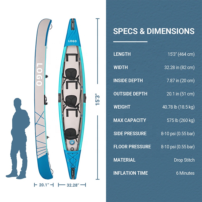 Kayak gonflable Drop Stitch, c - Inflatable Kayak 2 Person Drop Stitch avis et prix