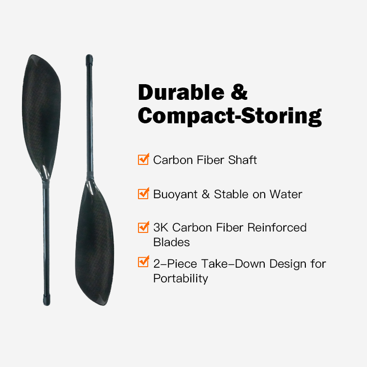 Pagaie de kayak en fibre de ca - Kayak Paddle Carbon Fiber 2 Piece avis et prix