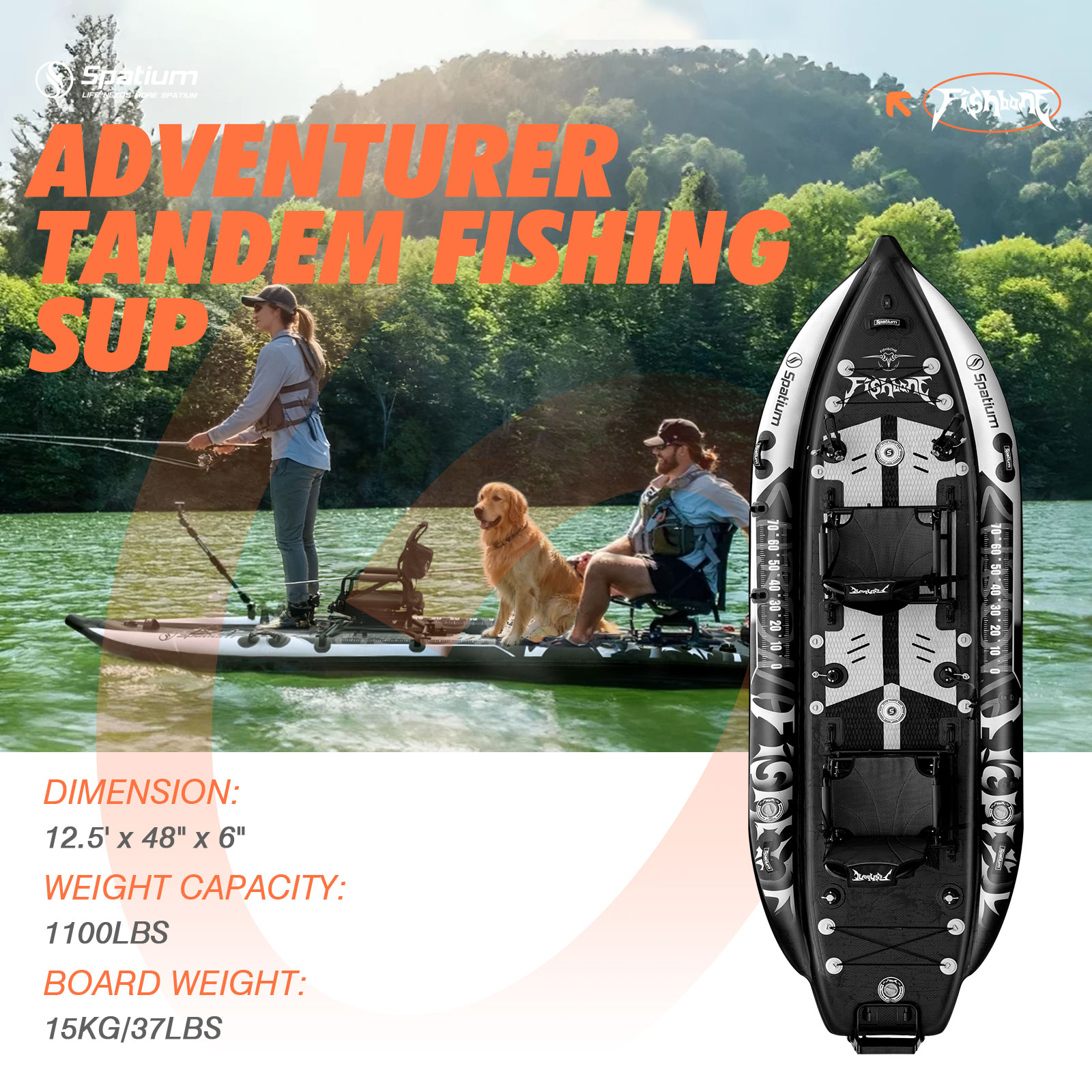 Canoë/kayak de pêche gonflable - Inflatable Kayak 2 Person Drop Stitch avis et prix