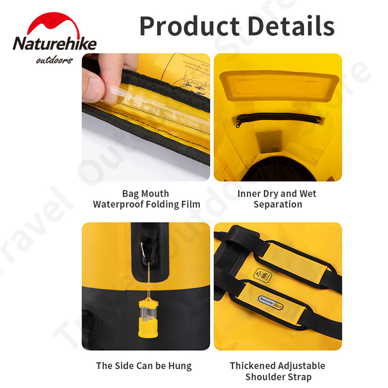 Naturehike – sac à dos étanche - Dry Bag Backpack 30L Waterproof avis et prix