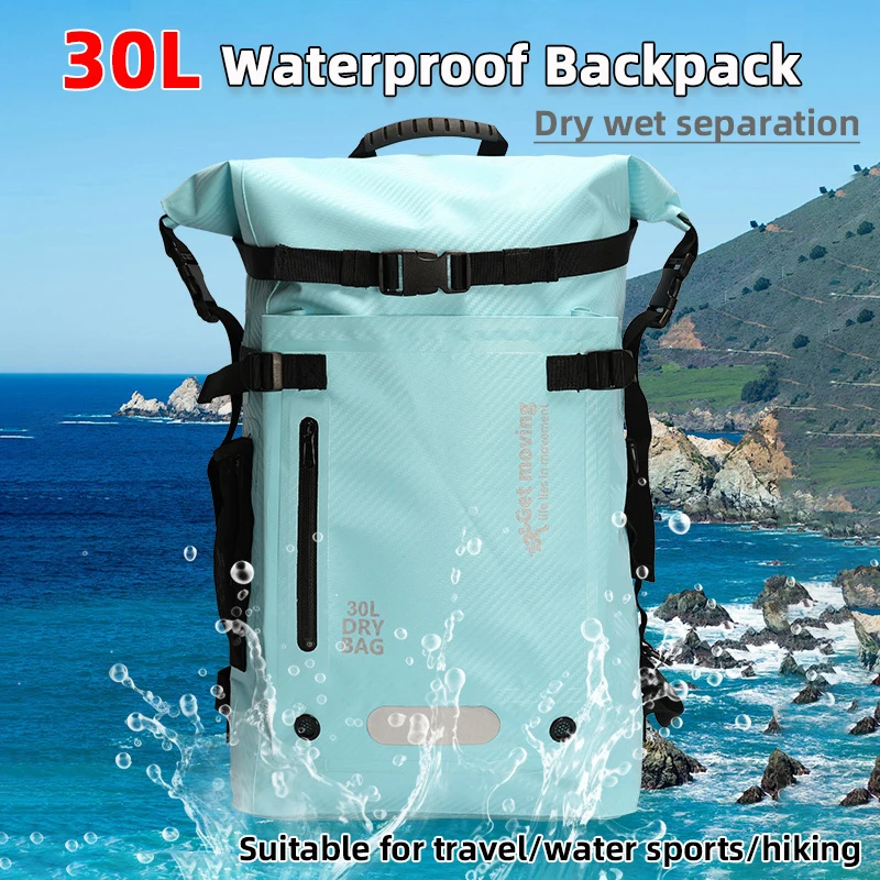Sac à dos étanche de grande ca - Dry Bag Backpack 30L Waterproof avis et prix
