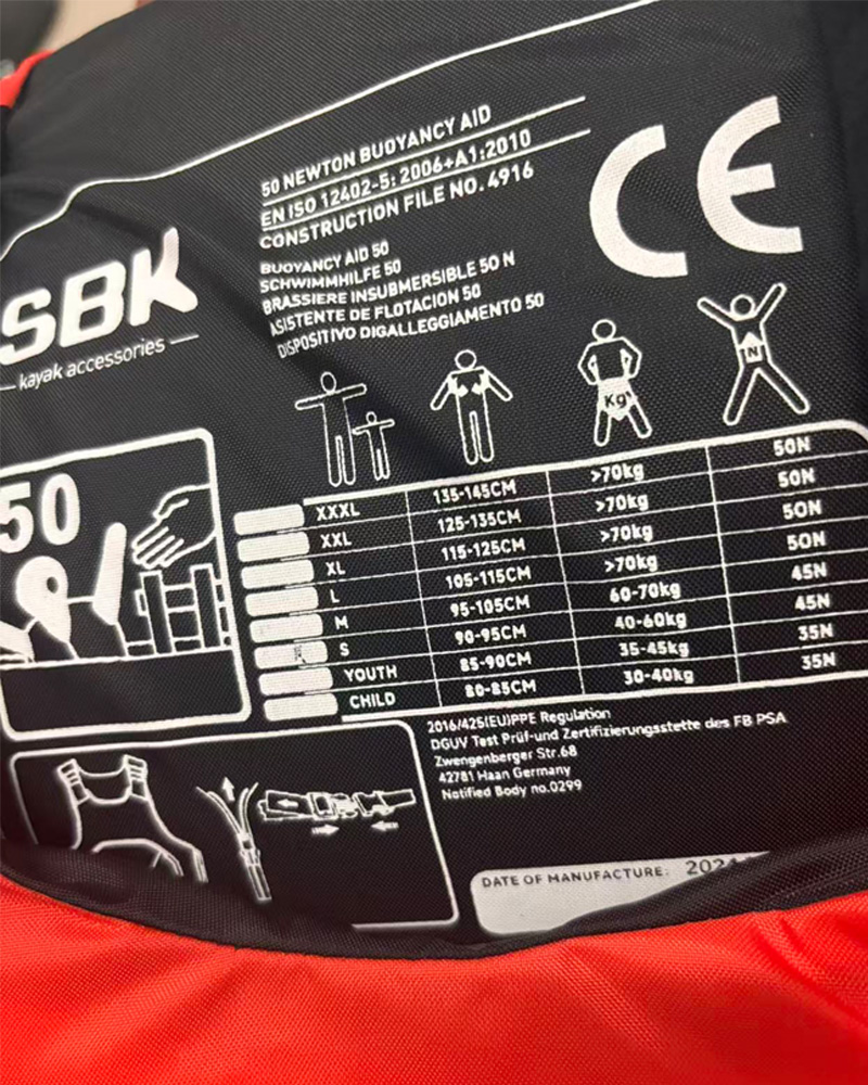 Gilet de sauvetage homologué C - Kayak Life Vest Pfd Buoyancy Aid avis et prix