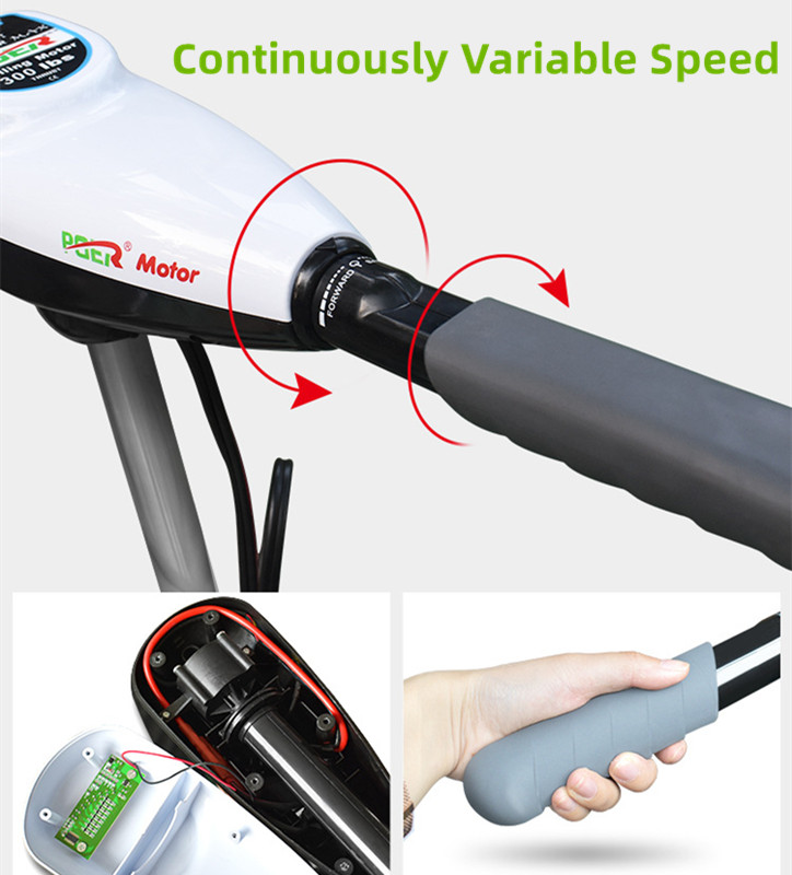 Moteur hors-bord électrique à  - Electric Trolling Motor Kayak Mount avis et prix