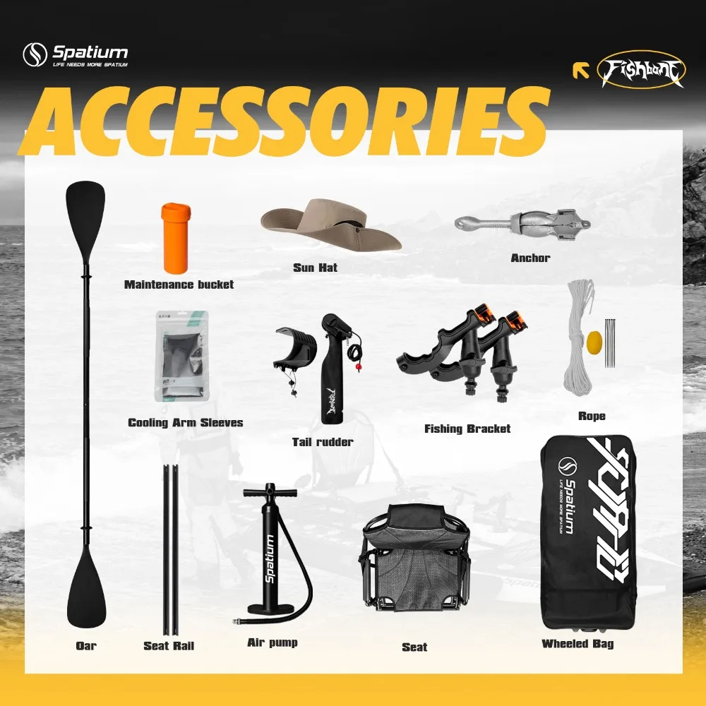 Kayak de pêche gonflable, syst - Drop Stitch Touring Kayak 1 Person avis et prix