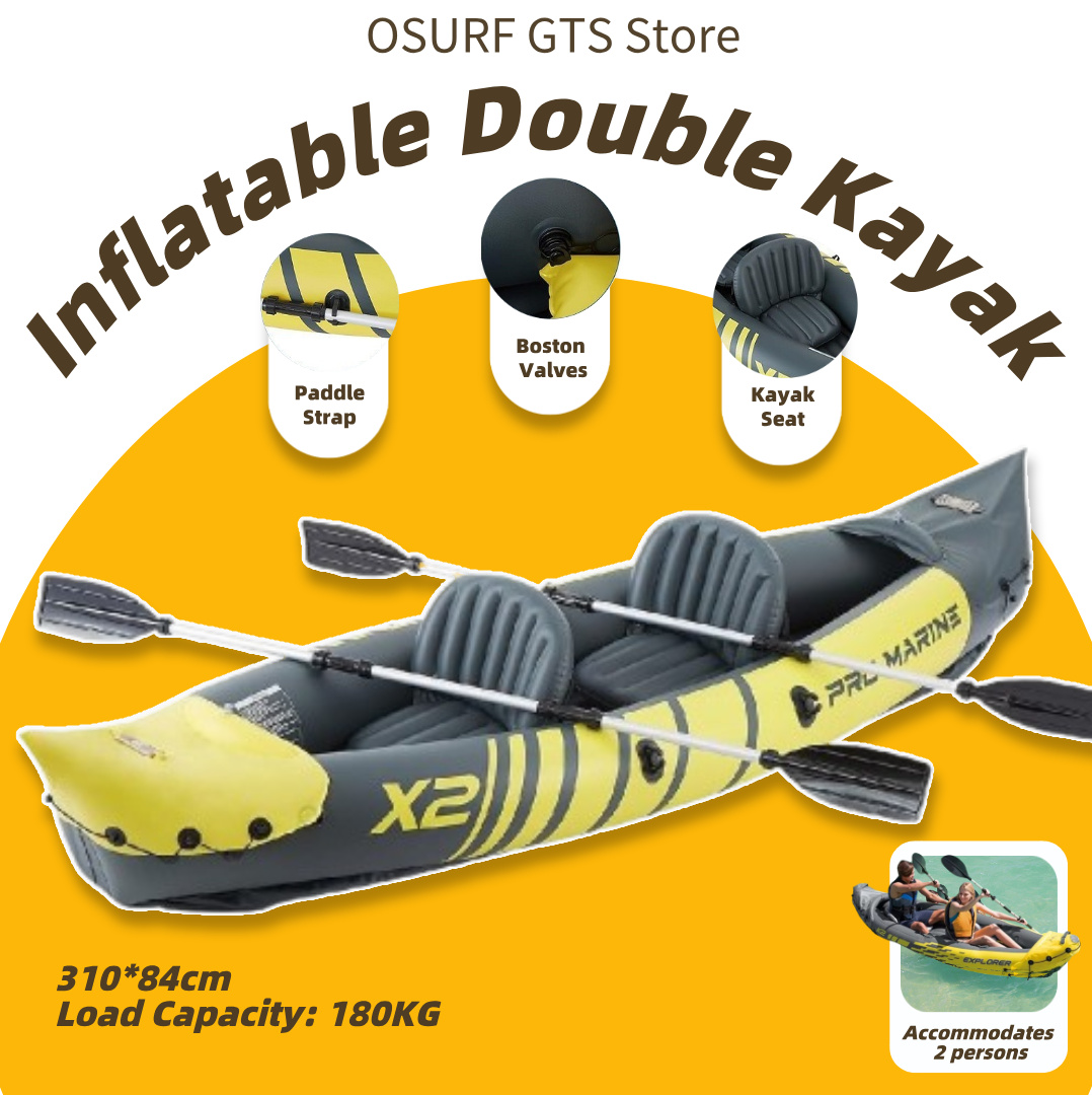 Bateau pneumatique double pour - Inflatable Kayak 2 Person Drop Stitch avis et prix