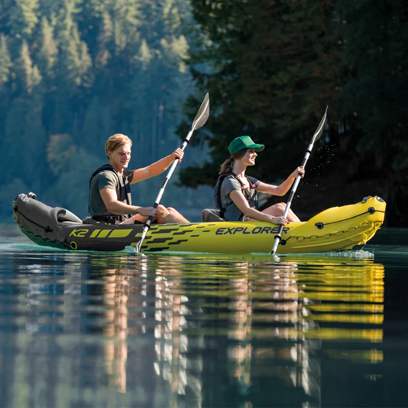 Bateau pneumatique double pour - Inflatable Kayak 2 Person Drop Stitch avis et prix